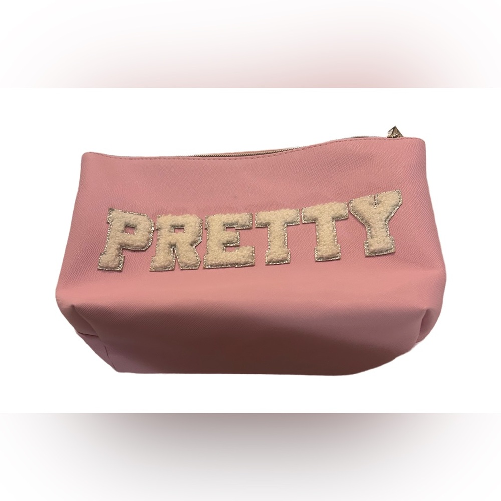 Pink "Pretty" Cosmetic Pouch